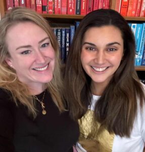 Jamila Rizvi with Rosie Waterland. Image source: Instagram